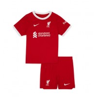 Dječji Nogometni Dres Liverpool Domaci 2023-24 Kratak Rukav (+ Kratke hlače)